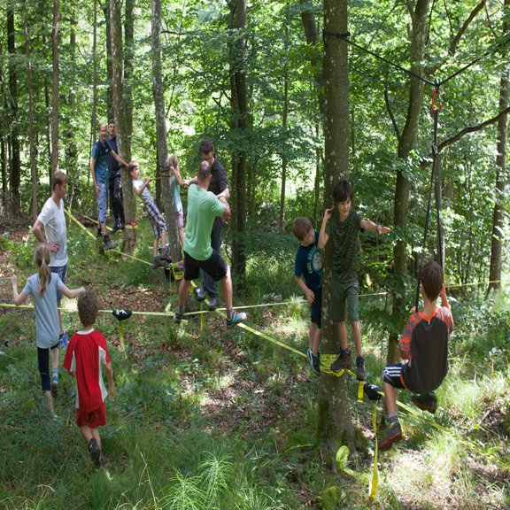 Vater Kind Wochenende auf einer Hütte des ZUK